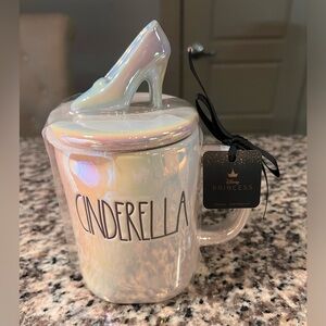 NWT CINDERRELLA Rae Dunn Disney Princess Iridescent Cinderella Glass Slipper